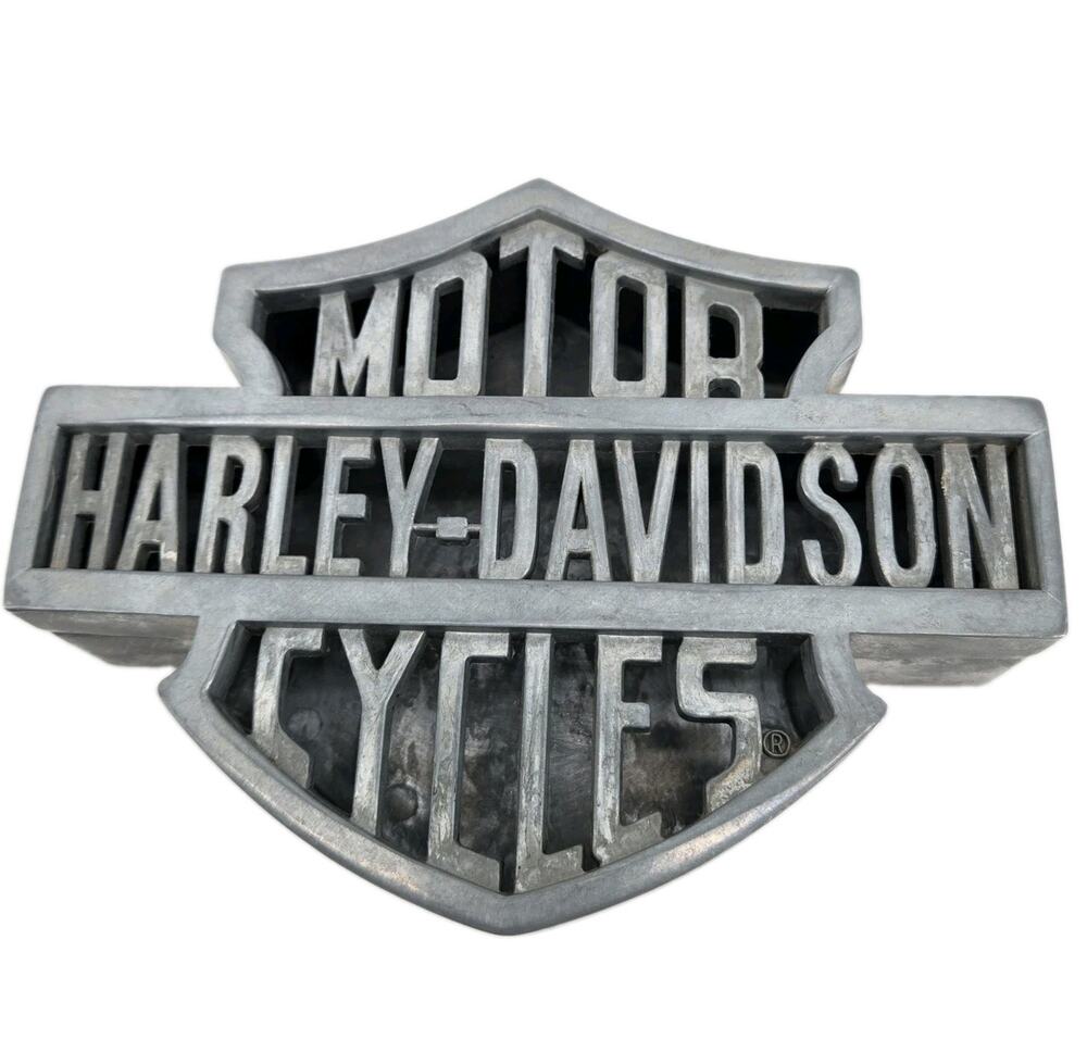 Vintage 90s Harley Davidson Motorcycles HD Xonex Trinket Box Die Cast Biker